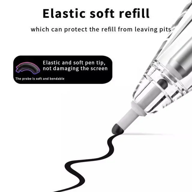 Alt view image 2 of 7 - Replacement Pencil Tips for Apple Pencil 2nd/ 1st Gen/USB-C/Pro