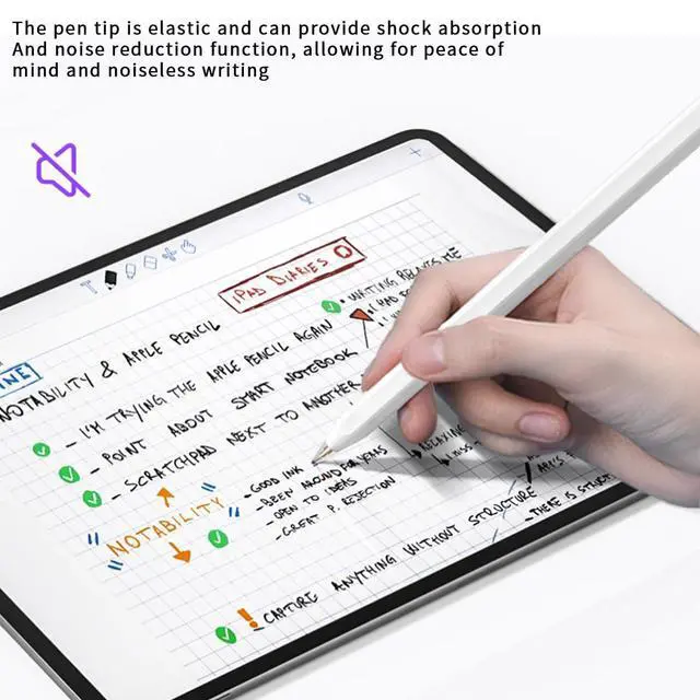 Alt view image 5 of 7 - Replacement Pencil Tips for Apple Pencil 2nd/ 1st Gen/USB-C/Pro