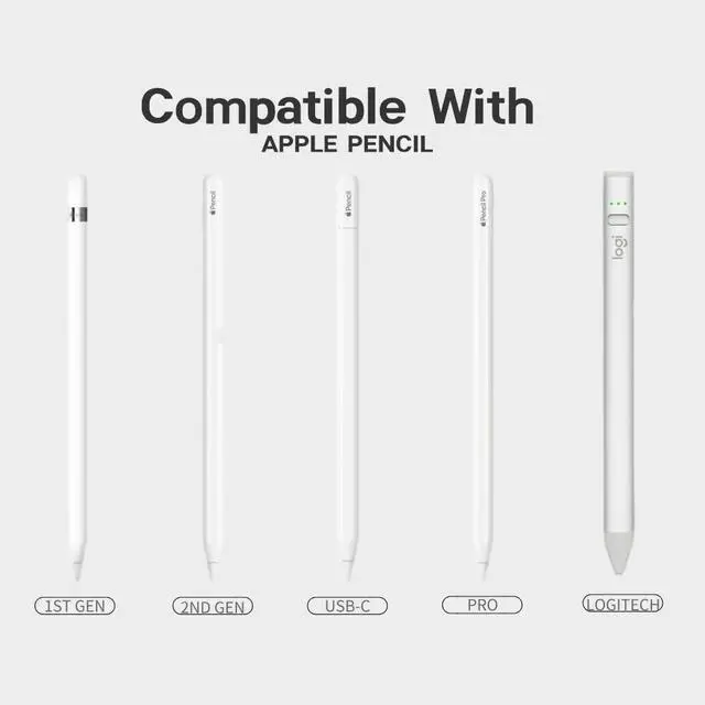 Alt view image 6 of 7 - Replacement Pencil Tips for Apple Pencil 2nd/ 1st Gen/USB-C/Pro