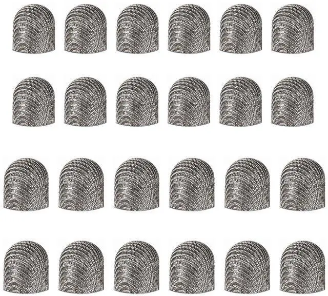 Main image of 24Pcs Replaceable Mesh Fiber Tips 2 Sizes Stylus Tips, Stylus Replacement Tips for Stylus Pen,(5mm / 0.2 Inch, 6mm / 0.24 Inch)