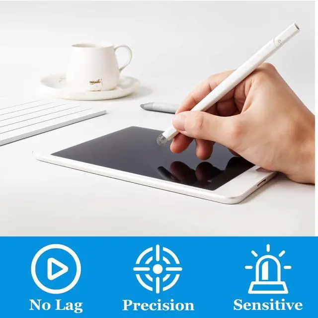Alt view image 6 of 7 - 24Pcs Replaceable Mesh Fiber Tips 2 Sizes Stylus Tips, Stylus Replacement Tips for Stylus Pen,(5mm / 0.2 Inch, 6mm / 0.24 Inch)