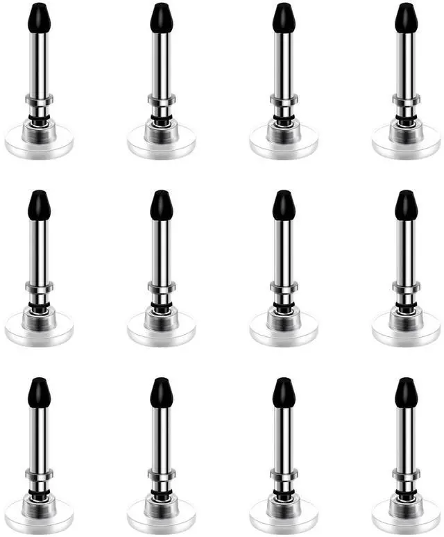 Main image of 12-Pack Disc Nibs for Stylus Touch Screen Pen Transparent Replacement Tips