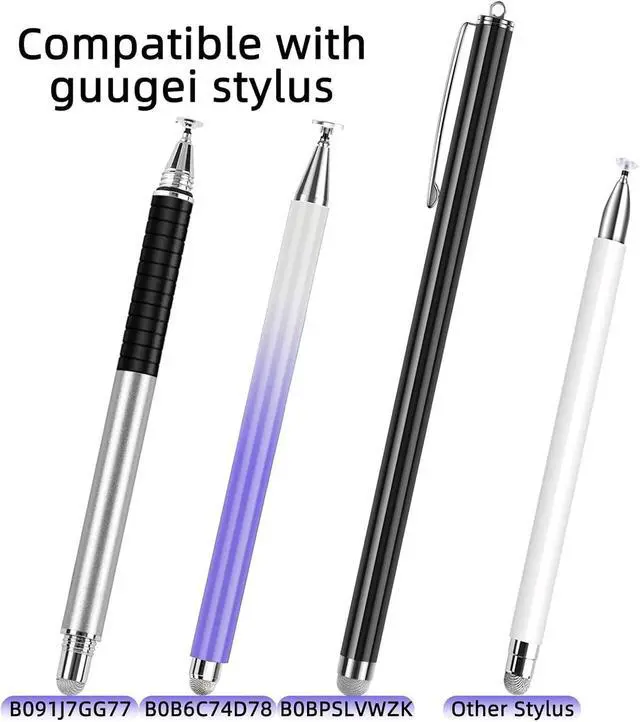 Alt view image 3 of 6 - Mesh Fiber Replacement Tips for Touch-Screen Pen, Stylus Nibs (10 Pack)