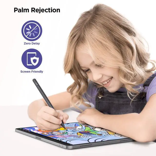 Alt view image 5 of 7 - Stylus Pen for iPad 2018-2026, 15Mins Fast Charge for Apple Pencil