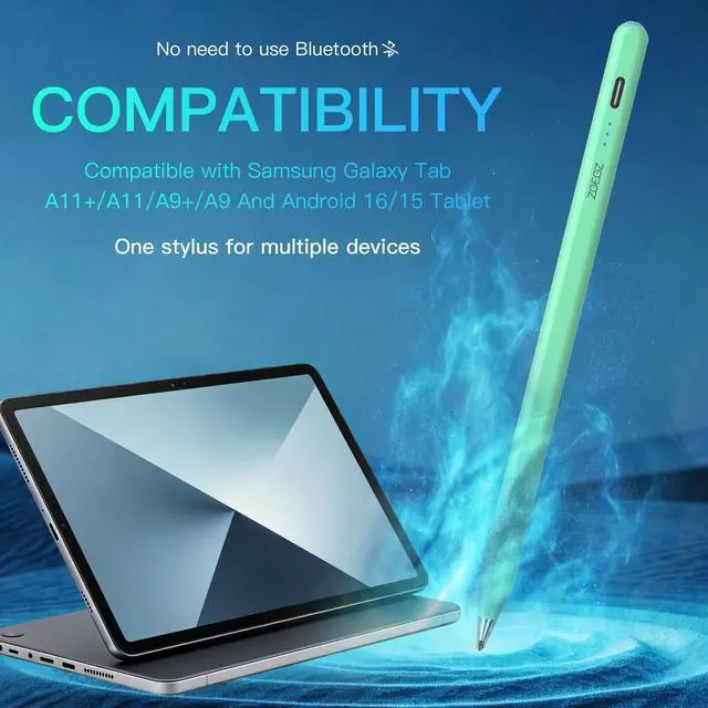 Alt view image 5 of 6 - Stylus Pen for Samsung Galaxy Tab A11+A9+Android16/1530H Life