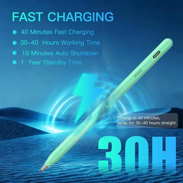 Alt view image 4 of 6 - Stylus Pen for Samsung Galaxy Tab A11+A9+Android16/1530H Life