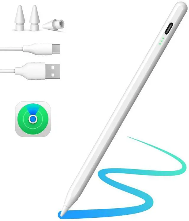 Main image of iPad Pencil Find My, Stylus Pen for iPad with Easy Shortcuts