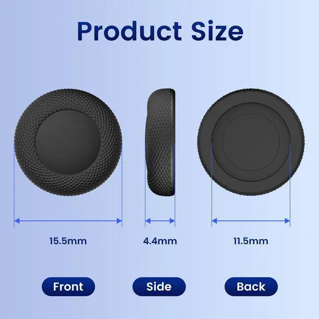 Alt view image 3 of 7 - 12 Pack Replacement Joystick Caps Thumb Grips for Nintendo Switch/OLED/Lite, Anti-Slip TPU Diamond Texture Analog Stick Covers for JoyCon Controller Repair Kit Accessories
