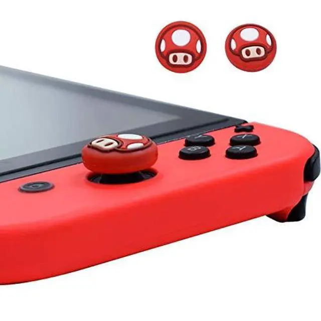 Alt view image 4 of 4 - Silicone Analog Thumb Grip Stick Set Joystick Cap Thumbstick Cover Caps for Switch NS Switch Lite Controller Thumbsticks Cap (I)