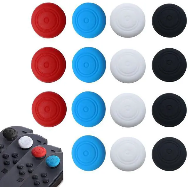 Main image of 32 Pcs Silicone Joystick Thumb Stick Grip Cover, Analog Controller Gamepad Thumb Stick Grips Thumbsticks Joystick Cap Cover for Nintendo Switch NS Controller Joy-Con