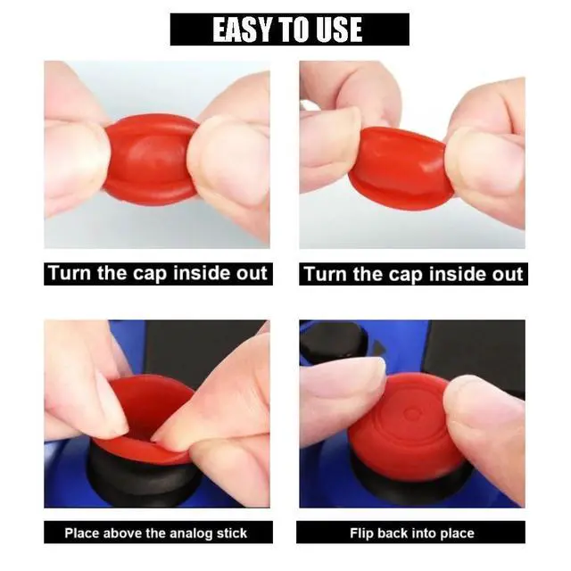 Alt view image 7 of 7 - 32 Pcs Silicone Joystick Thumb Stick Grip Cover, Analog Controller Gamepad Thumb Stick Grips Thumbsticks Joystick Cap Cover for Nintendo Switch NS Controller Joy-Con