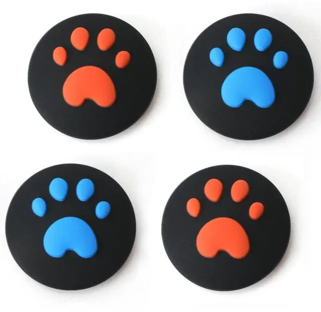 Main image of Switch 2 Thumb Grips for Nintendo 2, Cute Joystick Caps Compatible with Nintendo Switch 2/Pro Controller/PSP/Xbox, Skin Anti-Slip Silicone Analog Stick Covers (Black)