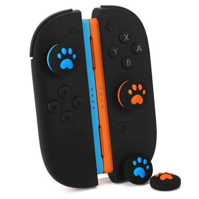 Alt view image 2 of 7 - Switch 2 Thumb Grips for Nintendo 2, Cute Joystick Caps Compatible with Nintendo Switch 2/Pro Controller/PSP/Xbox, Skin Anti-Slip Silicone Analog Stick Covers (Black)