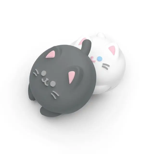 Alt view image 2 of 7 - Joystick Caps for Nintendo Switch, Thumbstick Caps for Switch Lite, Analog Cover for OLED Joycon Thumb Grips - Cutie Kitty