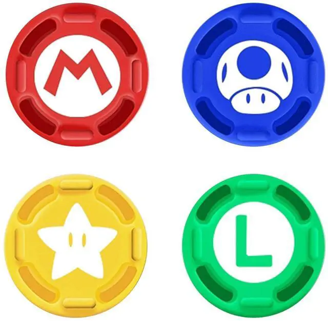Main image of 4Pcs Silicone Joystick Thumb Stick Grip Cover for Nintendo Switch Joy-Con Controller/Switch OLED/Switch Lite Limited Edition