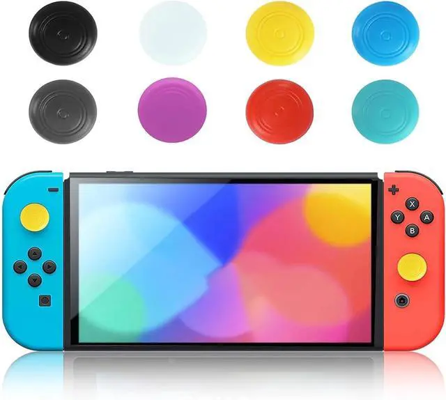 Alt view image 6 of 6 - 50PCS Replacement Controller Thumb Grip Caps Grips Analog Stick Cover Joystick Cap Silicone Cover for Nintendo Switch Lite OLED