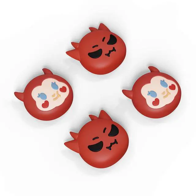 Alt view image 6 of 7 - Halloween Joystick Caps for Nintendo Switch, Thumbstick Grips for Switch Lite, Analog Cover for OLED Joycon Thumb Grip Caps - Little Devils