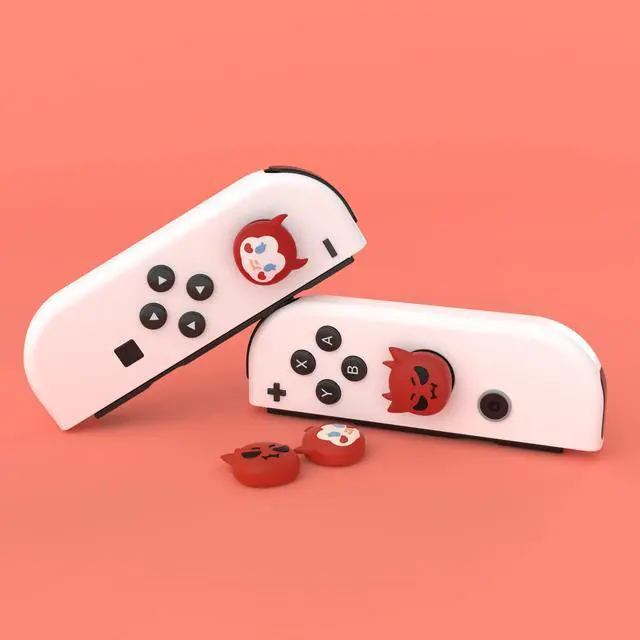 Alt view image 4 of 7 - Halloween Joystick Caps for Nintendo Switch, Thumbstick Grips for Switch Lite, Analog Cover for OLED Joycon Thumb Grip Caps - Little Devils
