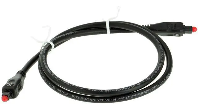 Alt view image 4 of 6 - Toslink Cable (6 Feet) - Optical Digital Audio Cable