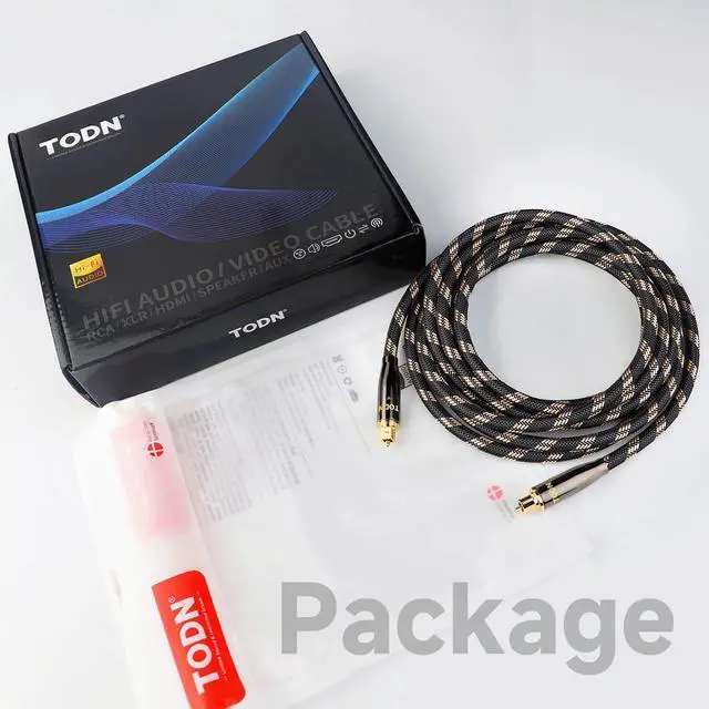 Alt view image 7 of 7 - 3ft HiFi Optical Audio Cable Digital Fiber Optic Toslink S/PDIF Cable