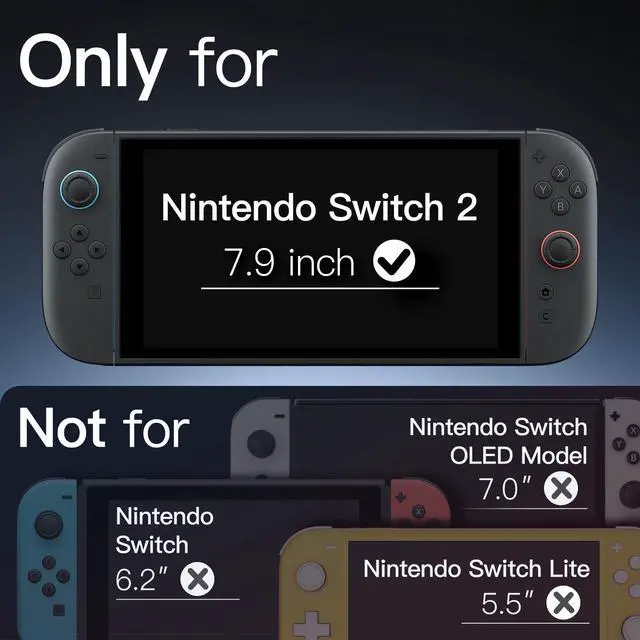 Alt view image 2 of 7 - Slim Dockable Case for Nintendo Switch 2, Black