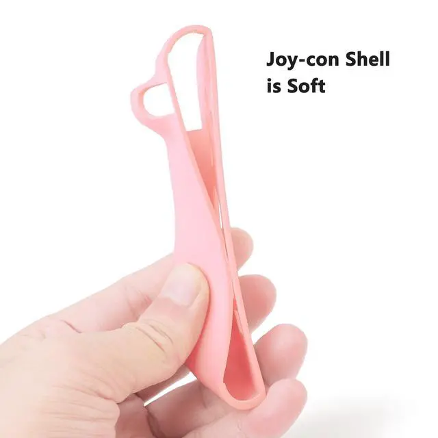 Alt view image 7 of 7 - Cute Protective Shell for Switch 2 , Slim Case Compatible with Nintendo 2, Anti-Scratch and Shock-Absorption Design Cover Skin with 2 Thumb Grips - Sakuta Cat (Pink)