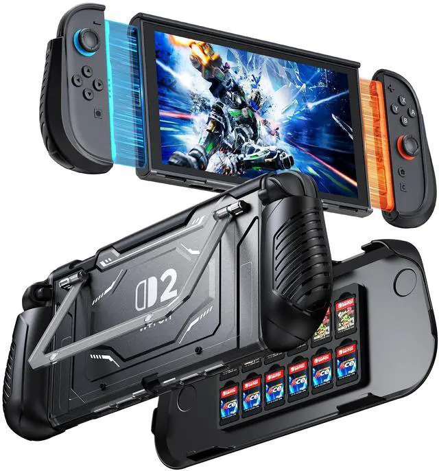 Main image of Dockable Protective Case for Switch 2 with Hard PC Front Cover