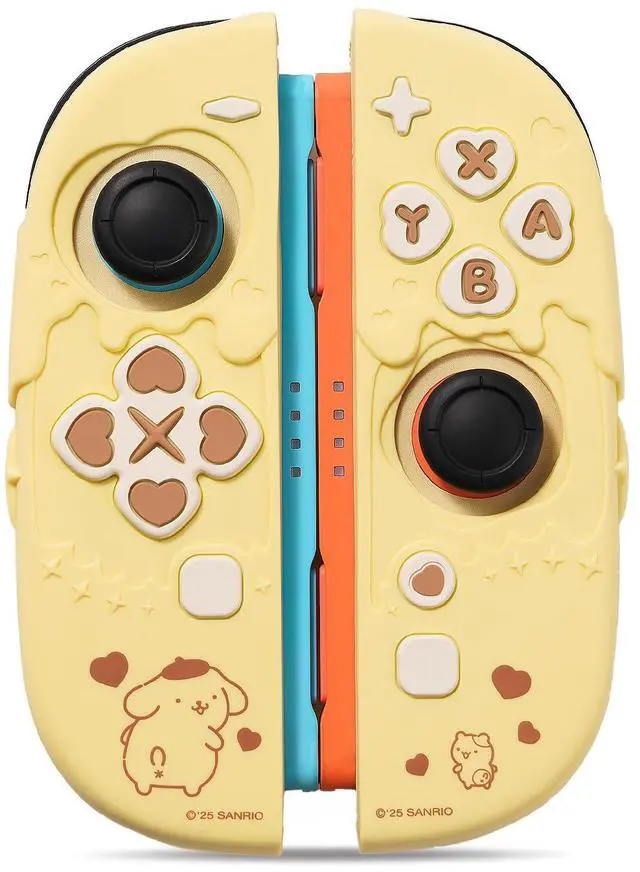 Main image of Silicone Protective Shell Compatible with Joy con of Switch 2, Soft Silicone Cover Case, Anti-Scratch Protective Case for Switch 2025 Controllers (Yellow Pompompurin)