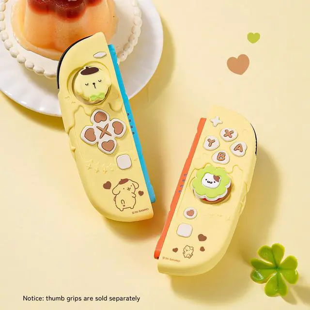 Alt view image 6 of 7 - Silicone Protective Shell Compatible with Joy con of Switch 2, Soft Silicone Cover Case, Anti-Scratch Protective Case for Switch 2025 Controllers (Yellow Pompompurin)