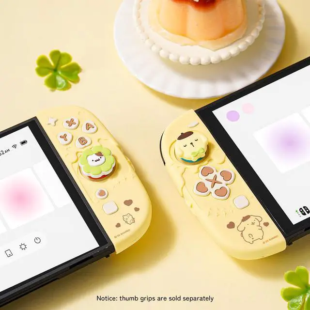 Alt view image 7 of 7 - Silicone Protective Shell Compatible with Joy con of Switch 2, Soft Silicone Cover Case, Anti-Scratch Protective Case for Switch 2025 Controllers (Yellow Pompompurin)