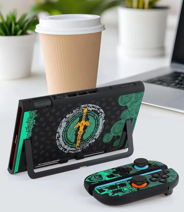 Alt view image 2 of 7 - Dockable Protective Case for Switch 2 (2025), Slim Hard PC Shell with Detachable Joy-Con Cover, Anti-Scratch, Anti-Fingerprint, with 2 Thumb Grips