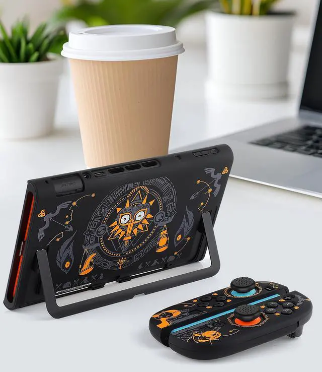 Alt view image 2 of 7 - Dockable Protective Case for Switch 2 (2025), Slim Hard PC Shell with Detachable Joy-Con Cover, Anti-Scratch, Anti-Fingerprint, with 2 Thumb Grips