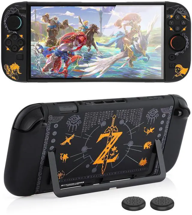 Main image of Protective Shell for Switch 2 (2025),Dockable Slim Hard PC Case with Detachable Joy-Con,Anti-Scratch Shockproof Anti-Fingerprint,Includes 2 Thumb Grip Caps