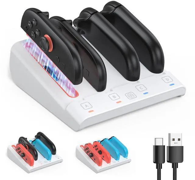 Main image of Switch Controller Charger for Nintendo Switch 2/1/OLED for Joycon