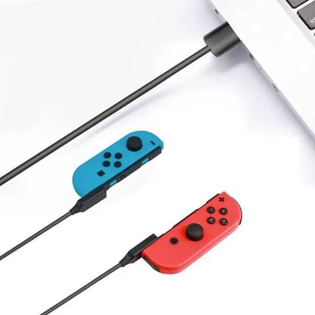 Main image of Portable Switch Joycon Charger Cable,98.4IN Replaces The Original Switch Charger Dock,Travel Replace Joycon Charging Dock - Small and Convenient for On-The-Go Charging