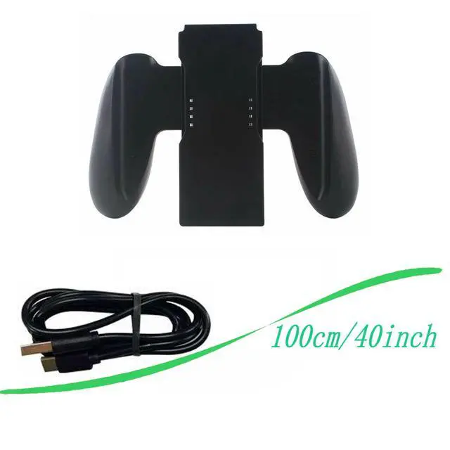Alt view image 3 of 7 - Joy Con Grip for Nintendo Switch OLED with Charging Station, Ergonomic Controller Hand Grip with Enhanced Comfort, Secure & Non-Slip Hold for Switch/Switch OLED JoyCons