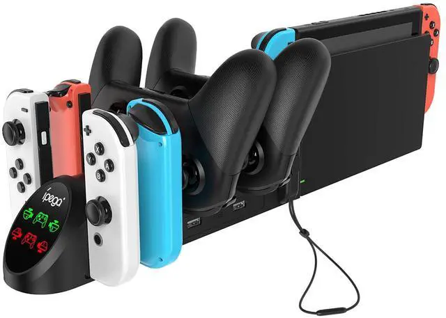 Main image of Switch Controller Charger Station for Joy Cons and Switch Pro Controllers Charging Dock with USB 2.0 Plug and Ports, Only for SwitchPro Controller
