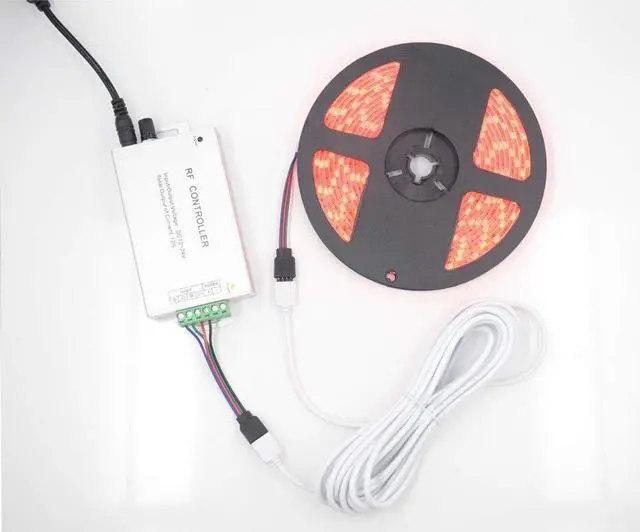 Alt view image 2 of 5 - 2pcs 2.5m 8.2ft RGB LED Strip Extension Cable 4 Pin LED Tape Extension Cord LED Ribbon Connection Cable LED Rope Connector Wire 4-Pin Adapter Plug for RGB 5050 3528 2835 LED Strip Light