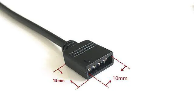 Alt view image 2 of 4 - 4pcs Black 0.5M 1.64ft 4 Color RGB Extension Cable LED Strip Connector Extension Cable Cord Wire 4 Pin LED Connector for SMD 5050 3528 2835 RGB Light Strip