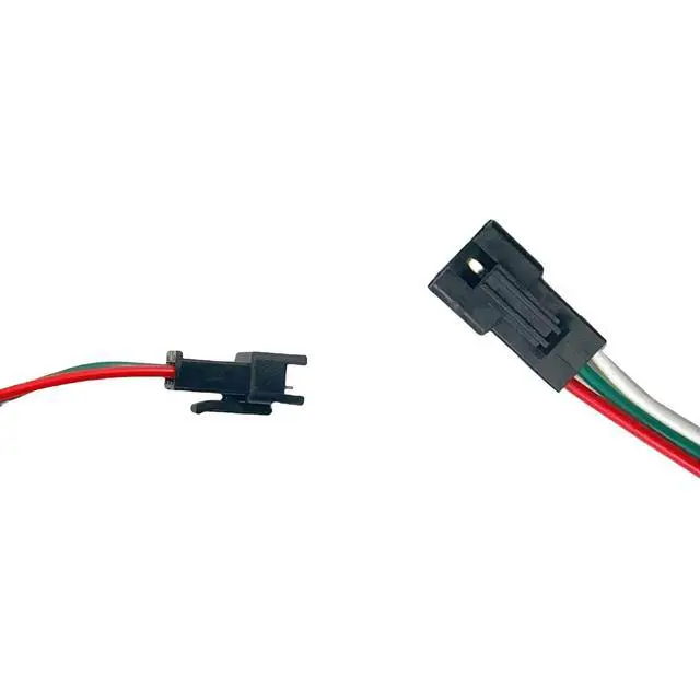 Alt view image 3 of 7 - 4Pcs 3M 9.84FT 22AWG 3 Pin JST SM Male Female Plug LED Connector Extension Cable Compatible with WS2812B WS2811 WS2814 SK6812 FCOB RGB CCT LED Strip Lights Symphony LED Lights with connectors