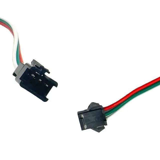 Alt view image 4 of 7 - 4Pcs 3M 9.84FT 22AWG 3 Pin JST SM Male Female Plug LED Connector Extension Cable Compatible with WS2812B WS2811 WS2814 SK6812 FCOB RGB CCT LED Strip Lights Symphony LED Lights with connectors