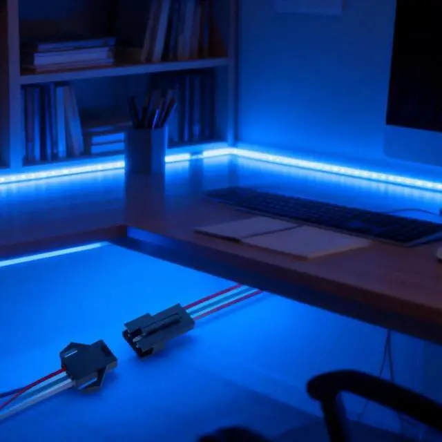 Alt view image 7 of 7 - 4Pcs 3M 9.84FT 22AWG 3 Pin JST SM Male Female Plug LED Connector Extension Cable Compatible with WS2812B WS2811 WS2814 SK6812 FCOB RGB CCT LED Strip Lights Symphony LED Lights with connectors