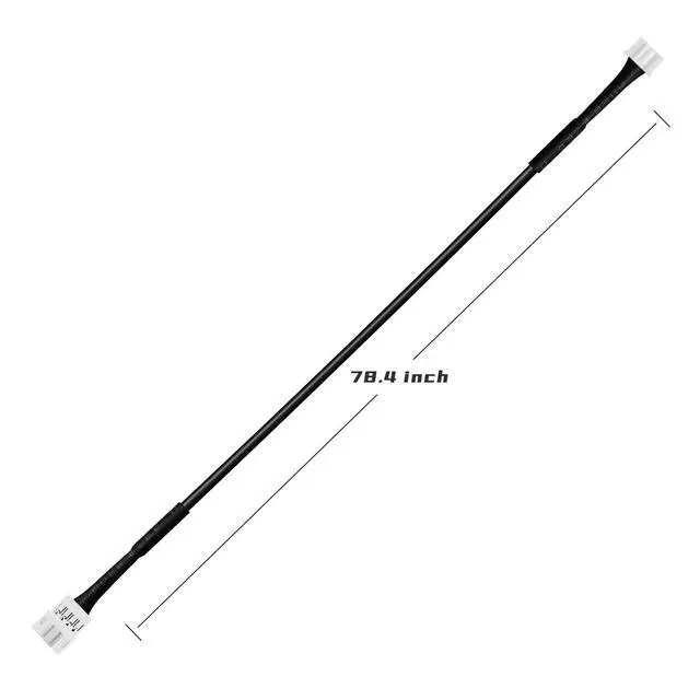 Alt view image 2 of 4 - Acrylic Interior Car LED Strip Light Extension Wire 78.7inch, which fit for Dreamcolor&RGB Main Controller Connects and sub-Controller kit (not Including), Not fit dreamcolor 5 in 1(Single Controller)