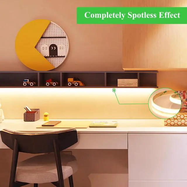 Alt view image 4 of 7 - PRO+ 24V LED Strip Diffused 16.4FT 3000K 510LM/FT Bright Waterproof