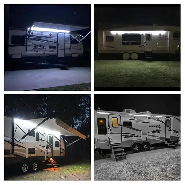 Alt view image 6 of 6 - RV Awning Led Lights,12V 20FT White Camper Awning Lights