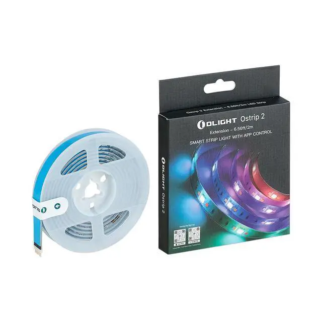 Alt view image 6 of 7 - RGBIC LED Strip Lights Ostrip2 Extend 6.56ft, Smart Control, APP
