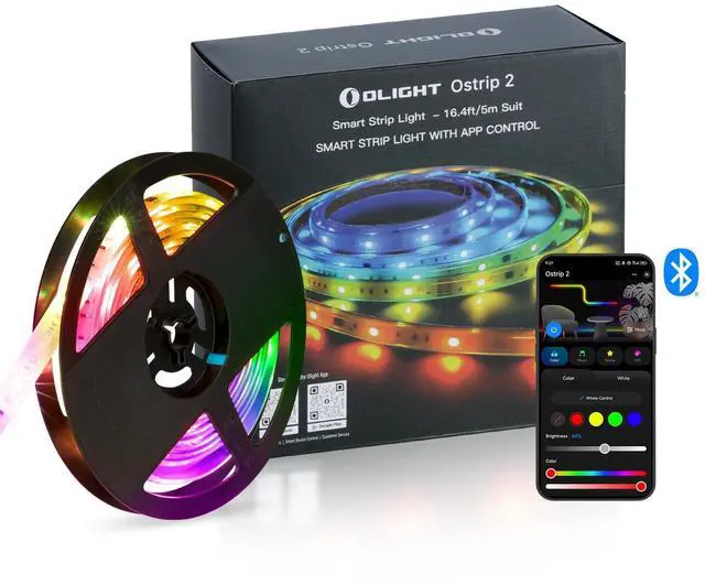 Main image of RGBIC LED Strip Lights Ostrip2 16.4ft, Smart Control, APP