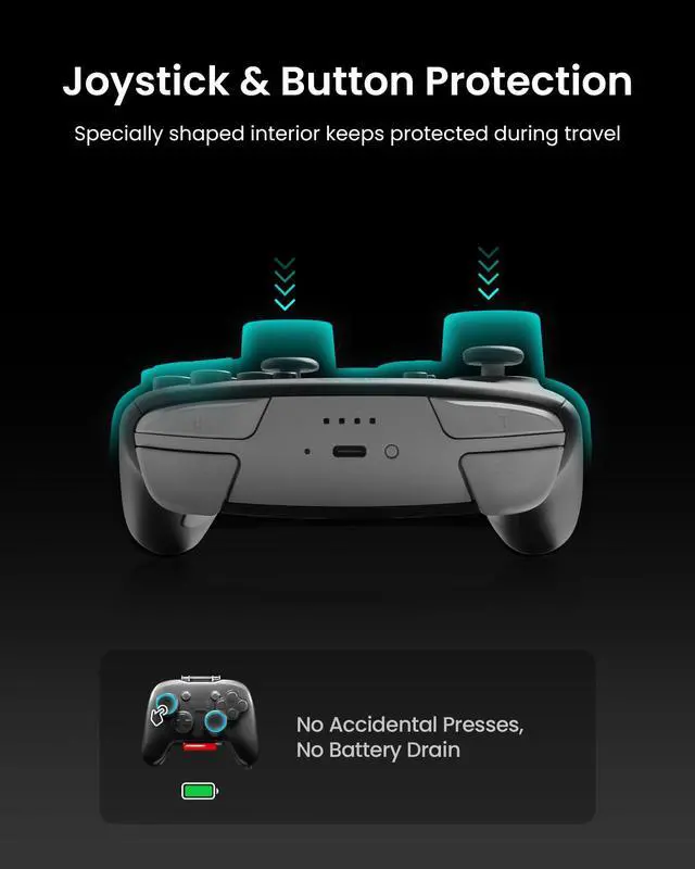Alt view image 6 of 7 - Case for Nintendo Switch 2 Pro Controller, Military Grade Protection