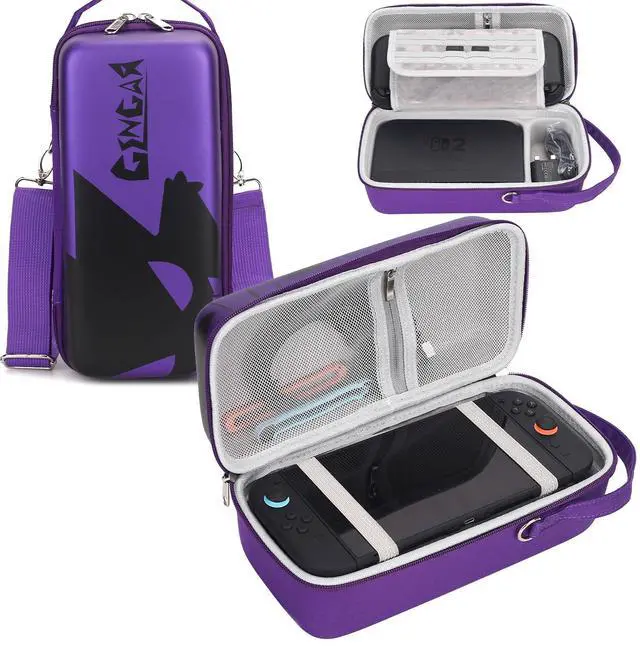 Main image of Carrying Case for Nintendo Switch 2 - Stylish Travel Case with Removable Shoulder Strap Fits for Nintendo Switch 2 Console, AC Charger Adapter, Switch Dock / Pro Controller Accessories