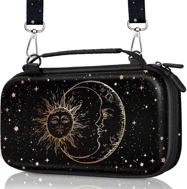 Main image of for Nintendo Switch 2 Carrying Case - Sun Moon Cute Cool Design with Handle and Strap for Switch 2 2025 Travel Cases Portable Storage Carry Protective Hard Shell for Boys Teens Girls